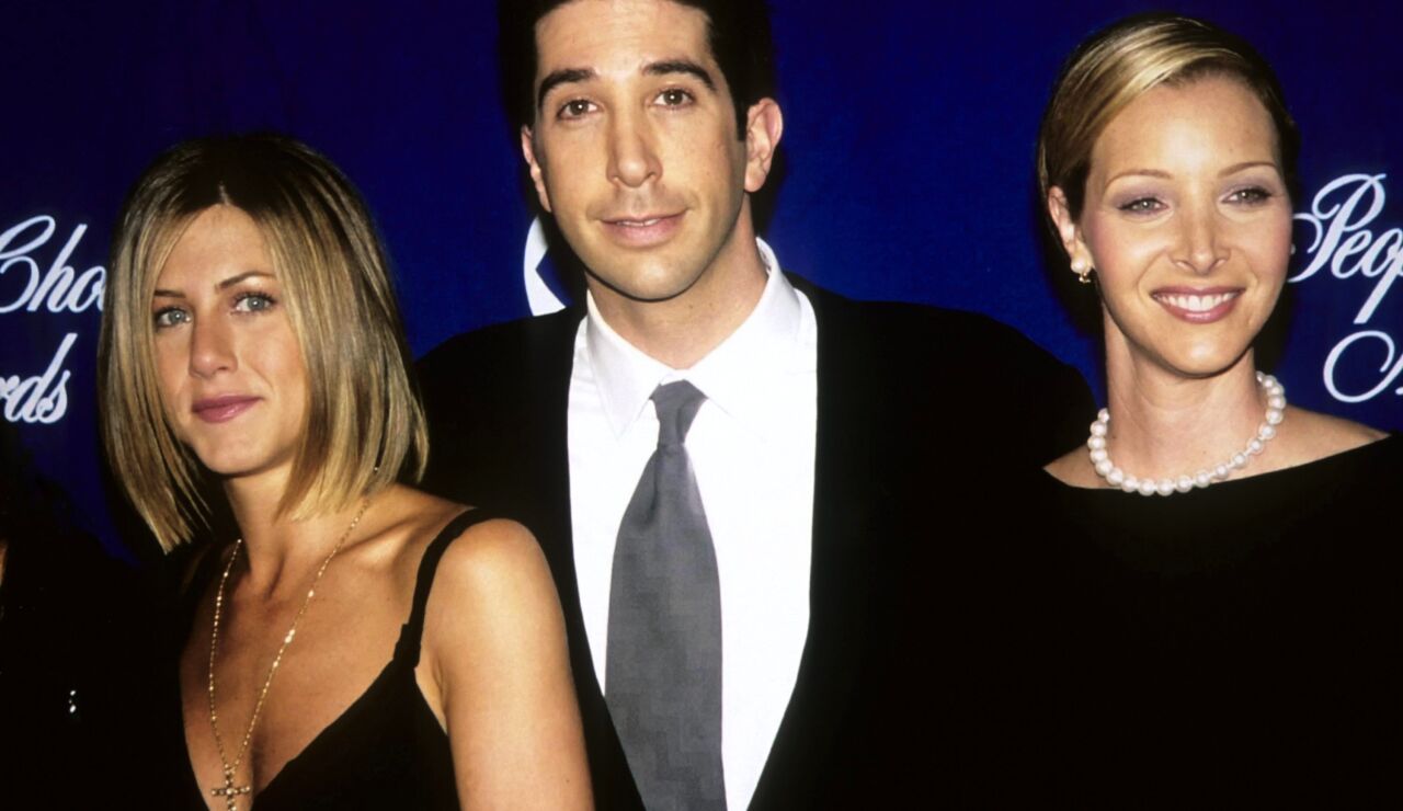 Jennifer Aniston, David Schwimmer y Lisa Kudrow en la &eacute;poca de Friends