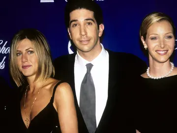 Jennifer Aniston, David Schwimmer y Lisa Kudrow en la época de Friends Jennifer Aniston, David Schwimmer y Lisa Kudrow en la época de Friends