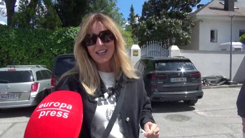 Carolina Molas con la prensa
