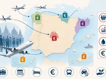 Imagen sobre el turismo de masas generada con IA