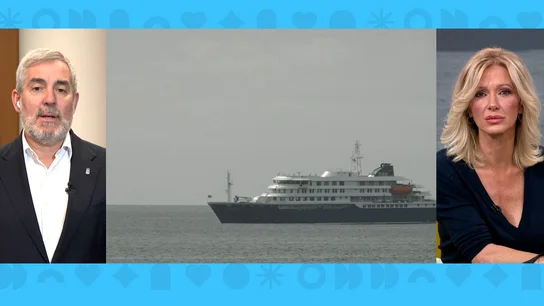 Fernando Clavijo, en contra de recibir el crucero con el brote de hantavirus. Fernando Clavijo, en contra de recibir el crucero con el brote de hantavirus.