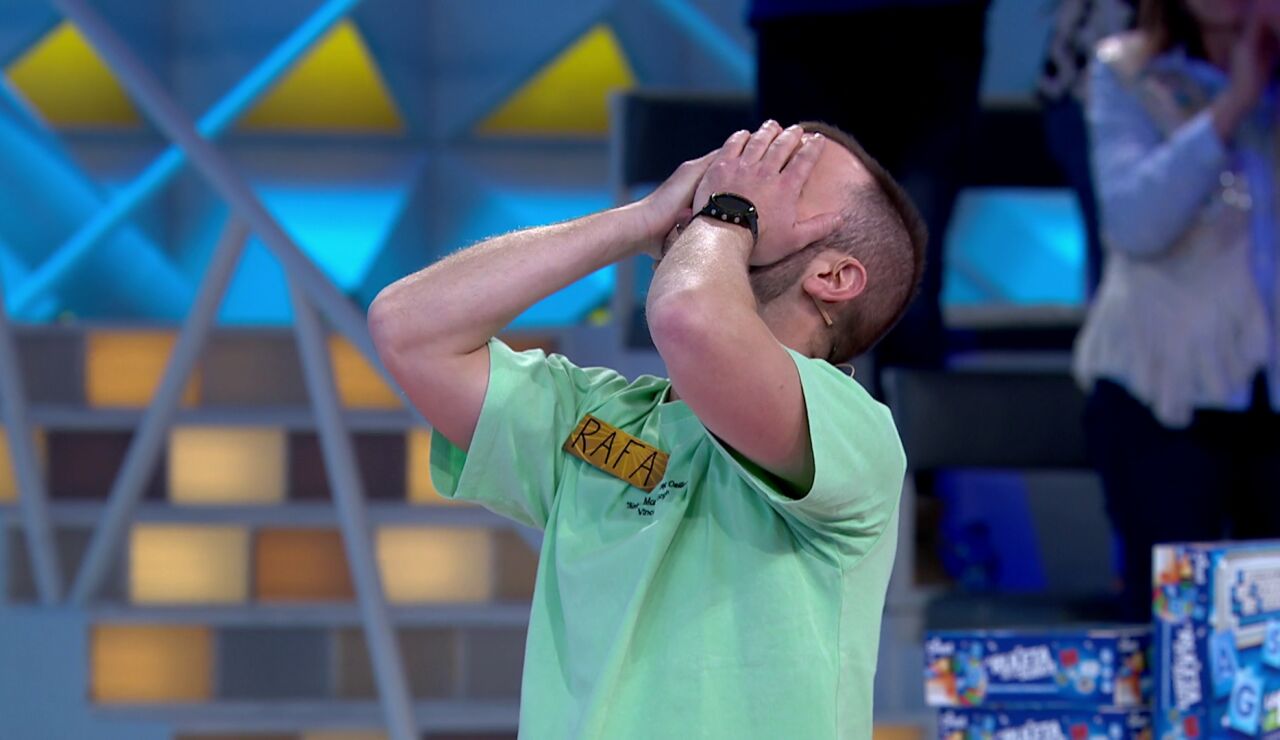 Rafa gana 12.540 eurazos en La ruleta de la suerte: &ldquo;&iexcl;Qu&eacute; maravilla de concursante!&rdquo;