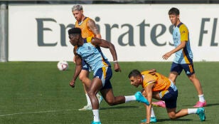 Aurelien Tchouameni y Fede Valverde, en una imagen de archivo