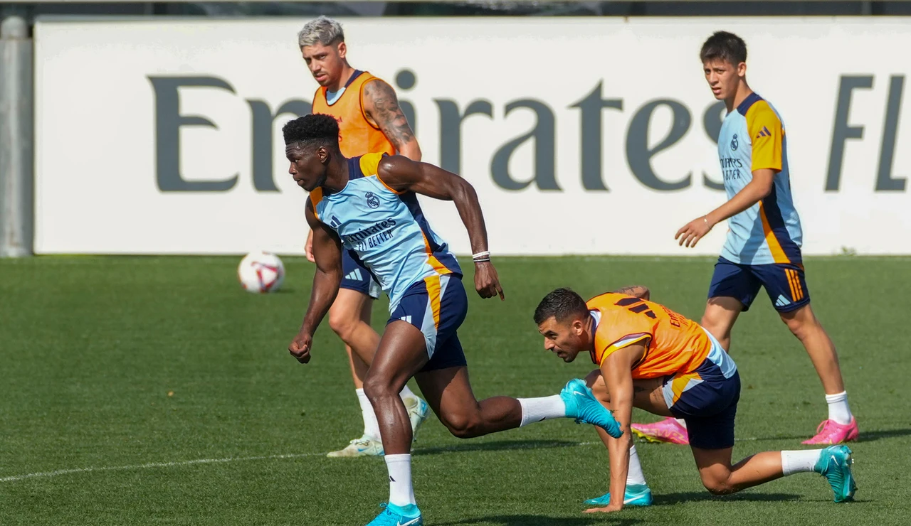 Aurelien Tchouameni y Fede Valverde, en una imagen de archivo