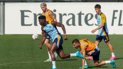 Aurelien Tchouameni y Fede Valverde, en una imagen de archivo