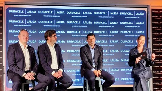 Luis Figo, en el acto de este viernes en Barcelona