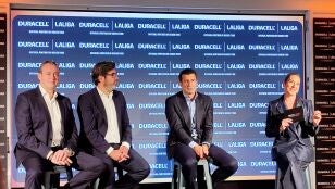 Luis Figo, en el acto de este viernes en Barcelona