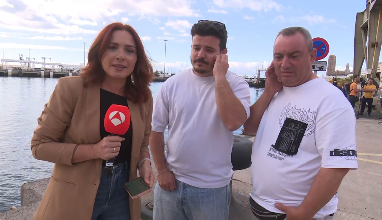 Trabajadores puerto Tenerife