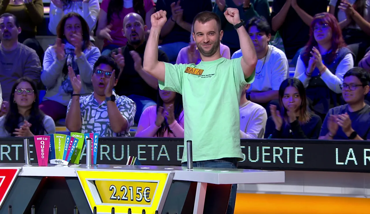 Muchos gajos, un Gran Premio y más de 2.000 euros en un panel: así comenzó Rafa la carrera del éxito en La ruleta