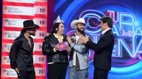 J Kbello gana la cuarta gala de Tu cara me suena y cede su premio a An&iacute;bal G&oacute;mez