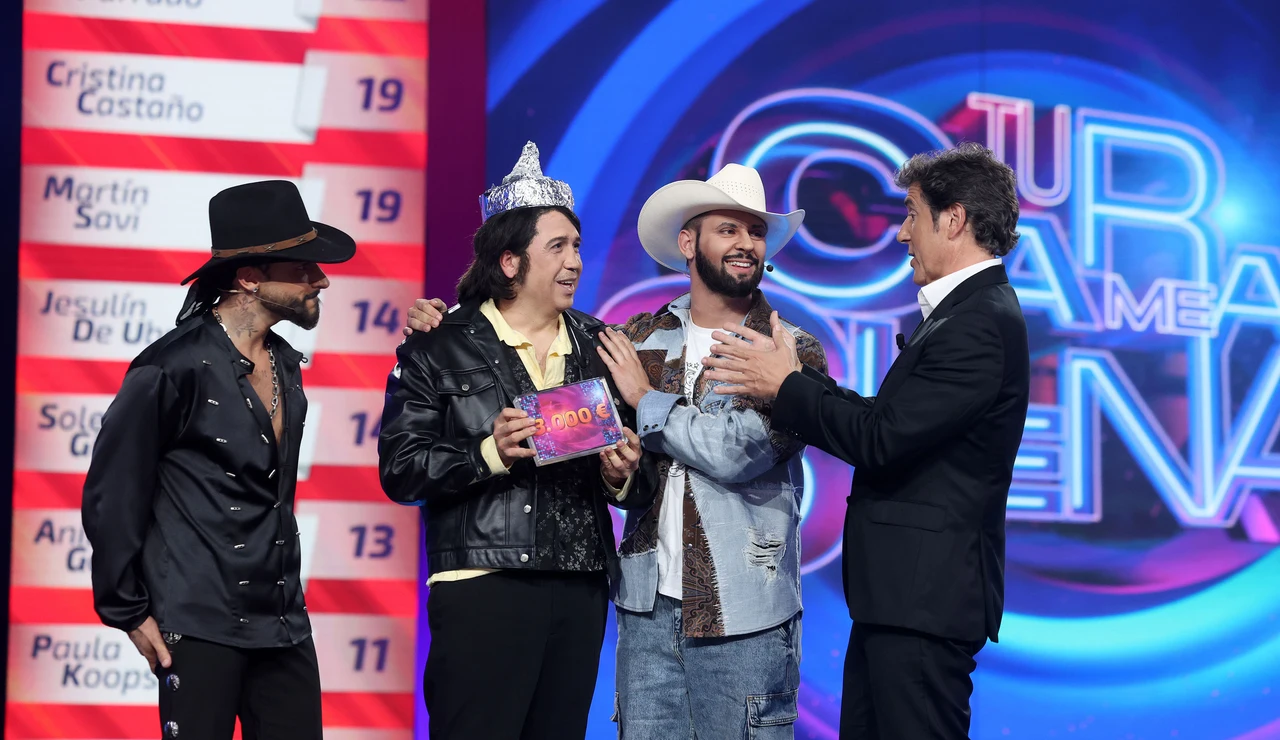 J Kbello gana la cuarta gala de Tu cara me suena y cede su premio a Aníbal Gómez
