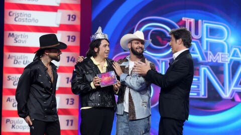 J Kbello gana la cuarta gala de Tu cara me suena y cede su premio a An&iacute;bal G&oacute;mez