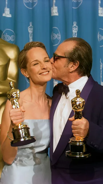 Helen Hunt junto a Jack Nicholson Helen Hunt junto a Jack Nicholson