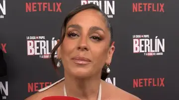 Anabel Pantoja en la premiere en Sevilla de Berlín y la dama del armiño Anabel Pantoja en la premiere en Sevilla de Berlín y la dama del armiño