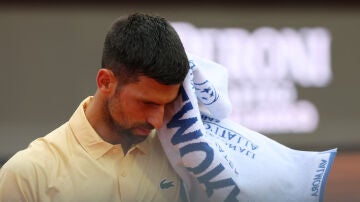 Djokovic en su partido inaugural en Roma