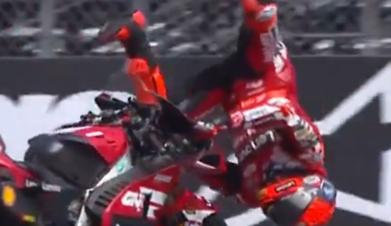 Accidente de Marc M&aacute;rquez en Francia