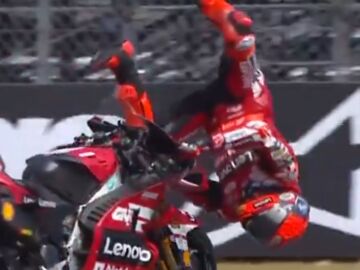 Accidente de Marc M&aacute;rquez en Francia