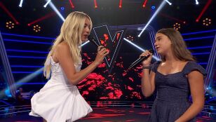 Claudia consigue cantar junto a Ana Mena antes de abandonar La Voz Kids: &ldquo;Vamos a vernos mil veces&rdquo;