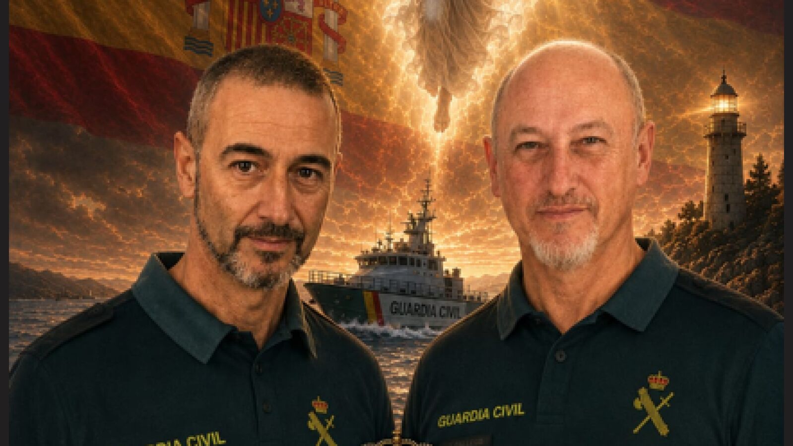 Germán y Jerónimo, los dos guardias veteranos del Servicio Marítimo muertos en la lucha contra el narcotráfico