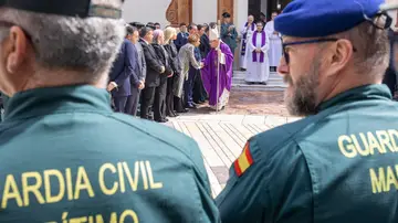 Imagen de la misa funeral por los dos agentes fallecidos Imagen de la misa funeral por los dos agentes fallecidos