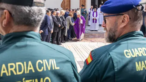 Imagen de la misa funeral por los dos agentes fallecidos Imagen de la misa funeral por los dos agentes fallecidos