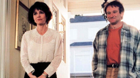 Sally Field y Robin Williams en Señora Doubtfire