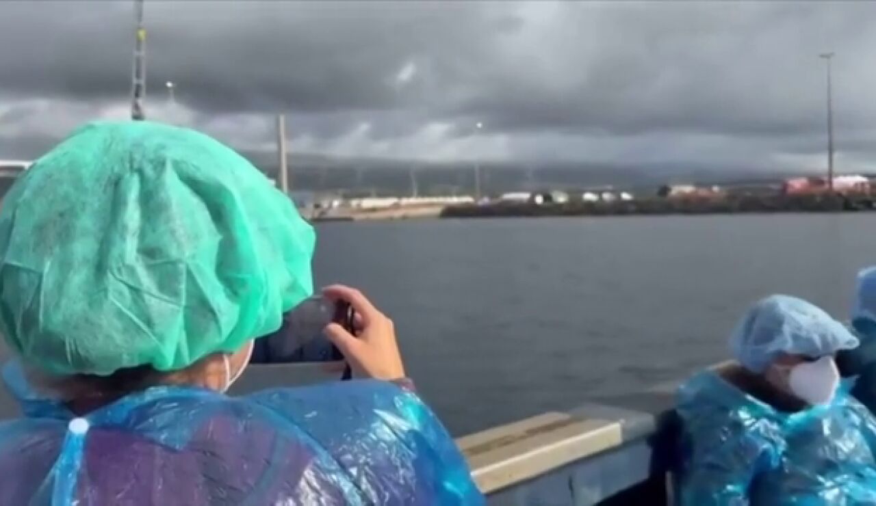 V&iacute;deo del desembarco de un pasajero espa&ntilde;ol del MV Hondius en Tenerife