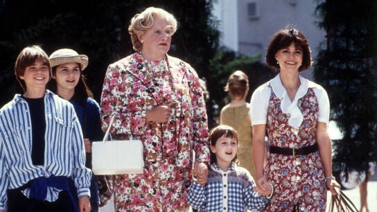 Robin Williams y Sally Field en Se&ntilde;ora Doubtfire
