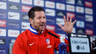 Simeone en rueda de prensa