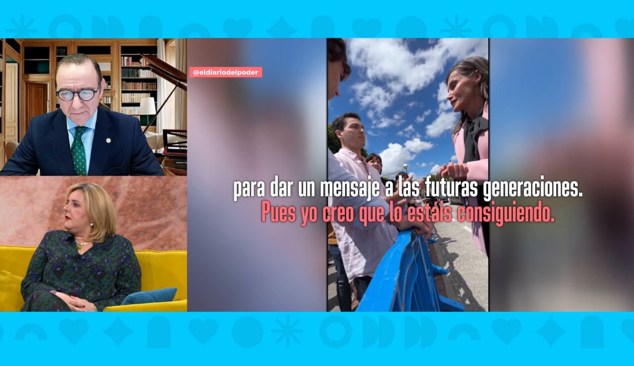 La Reina Letizia responde a la invitaci&oacute;n de dos j&oacute;venes a su podcast