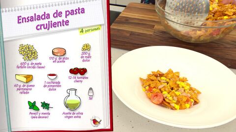 Ingredientes Ensalada de pasta crujiente