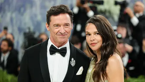 Hugh Jackman y su novia Sutton Foster en la Met Gala 2026 Hugh Jackman y su novia Sutton Foster en la Met Gala 2026