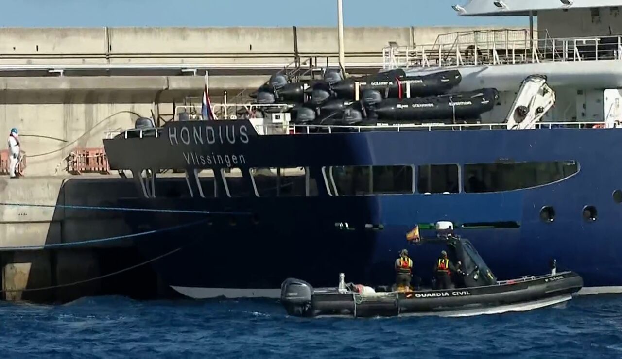 El crucero Hondius en Granadilla