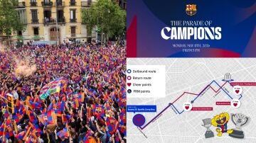 Todos los detalles de la r&uacute;a del Barcelona por el t&iacute;tulo de LaLiga