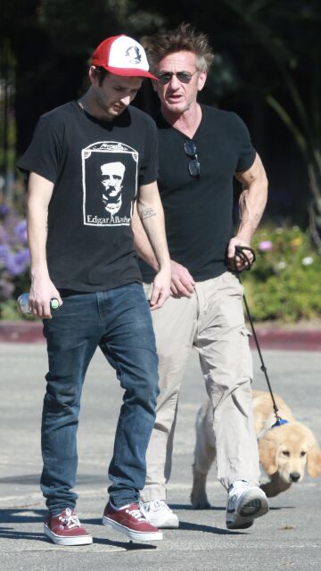 Hopper Penn y Sean Penn