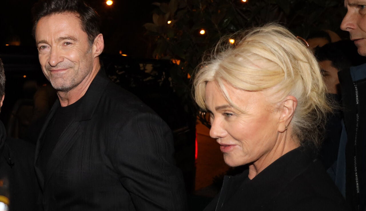 Hugh Jackman y Deborra-Lee Furness en febrero de 2023