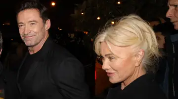 Hugh Jackman y Deborra-Lee Furness en febrero de 2023 Hugh Jackman y Deborra-Lee Furness en febrero de 2023
