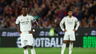 Vinicius y Bellingham durante el Cl&aacute;sico