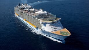 Imagen de uno de los cruceros de Royal Caribbean