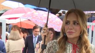 Gema Ruiz en la comuni&oacute;n de su hijo Juan