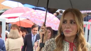 Gema Ruiz en la comuni&oacute;n de su hijo Juan