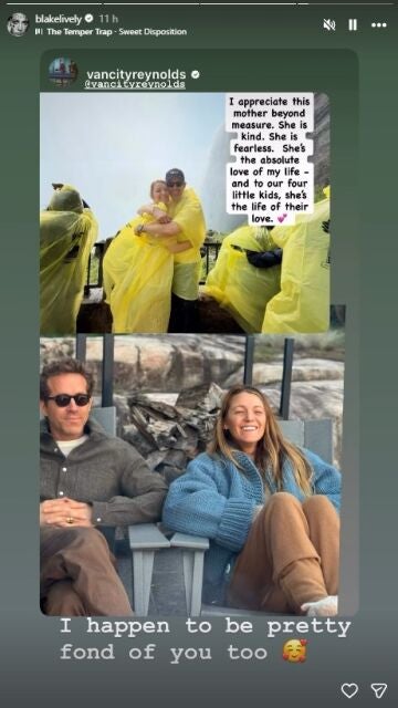 Ryan Reynolds vía Instagram Stories