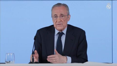 Rueda de prensa de Florentino P&eacute;rez