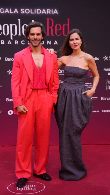 Marc Clotet y Natalia Sánchez en la gala People in Red