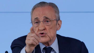 Florentino P&eacute;rez en rueda de prensa