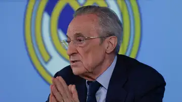 Florentino Pérez en rueda de prensa Florentino Pérez en rueda de prensa