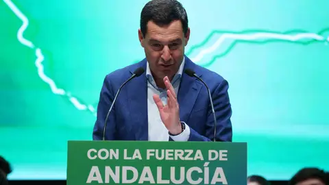 Juanma Moreno llena el Auditorio Guadalquivir de Jaén El presidente del PP-A y candidato a la reelección a la Presidencia de la Junta de Andalucía, Juanma Moreno durante su intervención en el mitin electoral. A 12 de mayo de 2026 en Jaén, Andalucía (España). El presidente del PP-A y candidato a la reelección a la Presidencia de la Junta de Andalucía, Juanma Moreno, ha intervenido este martes en un acto público de campaña en el Auditorio Guadalquivir del Palacio de Ferias y Congresos de Jaén 12 MAYO 2026 Francisco J. Olmo / Europa Press 12/05/...