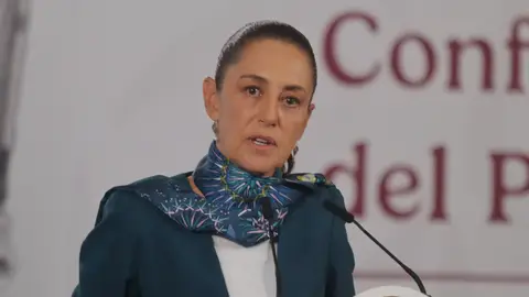 Claudia Sheinbaum Mexico's President Claudia Sheinbaum Pardo speaks during a briefing on the security report. at the National Palace. on May 12, 2026 in Mexico City, Mexico.,Image: 1098350498, License: Rights-managed, Restrictions: , Model Release: no , Credit line: Carlos Santiago / Zuma Press / Europa PressEditorial licence valid only for Spain and 3 MONTHS from the date of the image, then delete it from your archive. For non-editorial and non-licensed use, please contact EUROPA PRESS.Carlos Santiago / ...