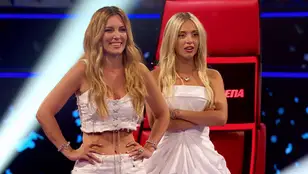 Edurne y Ana Mena en La Voz Kids