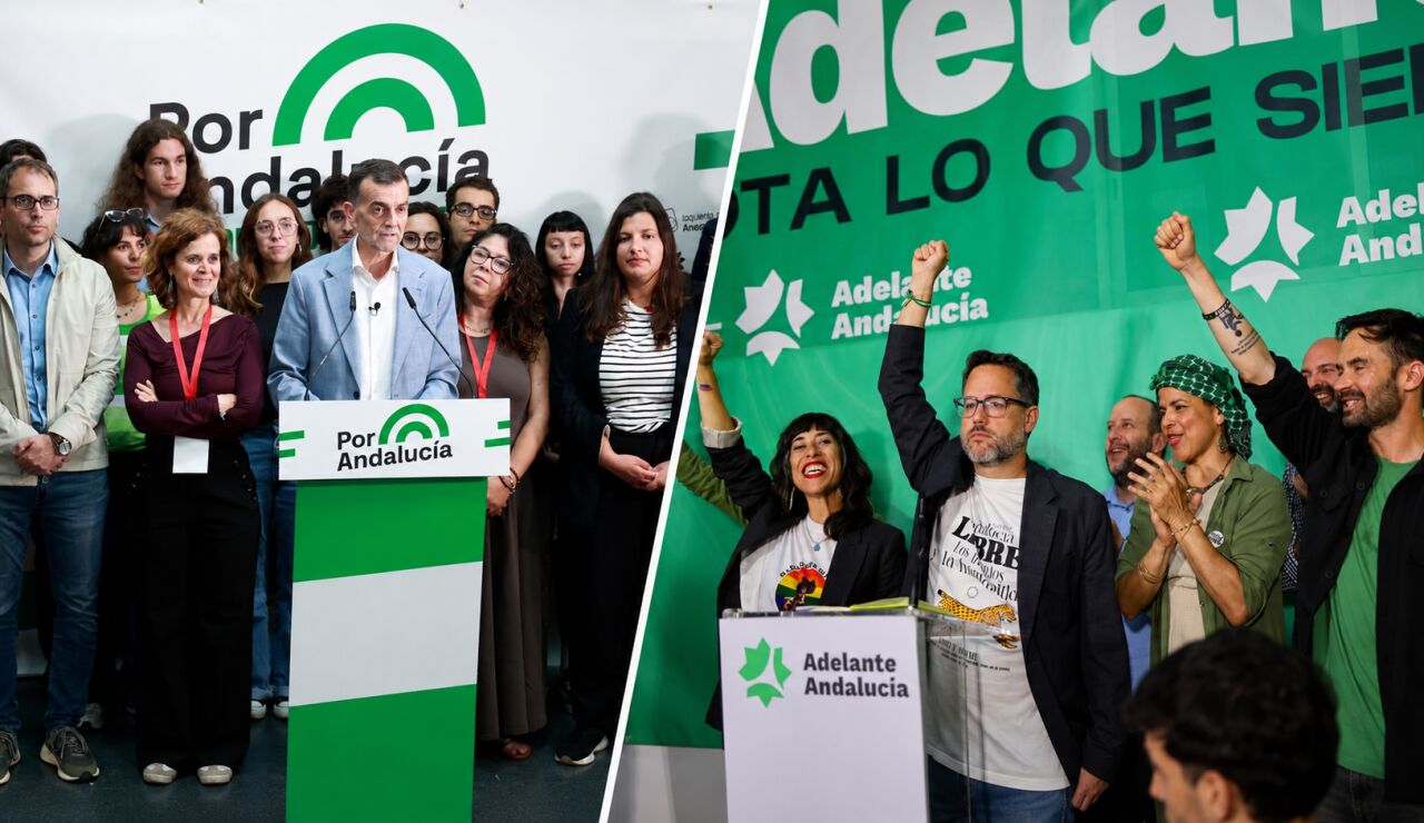 Los candidatos de Adelante Andaluc&iacute;a y Por Andaluc&iacute;a 